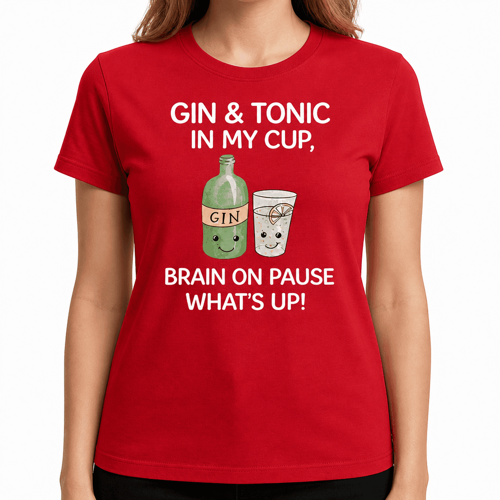 Gin & Tonic Brain - T-Shirt