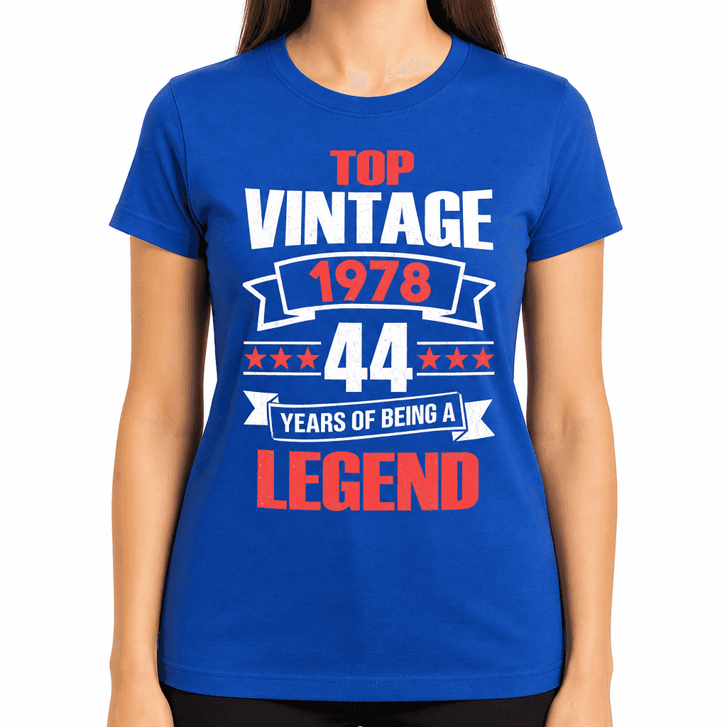 Top Vintage Legend with the year of your choice - T-Shirt