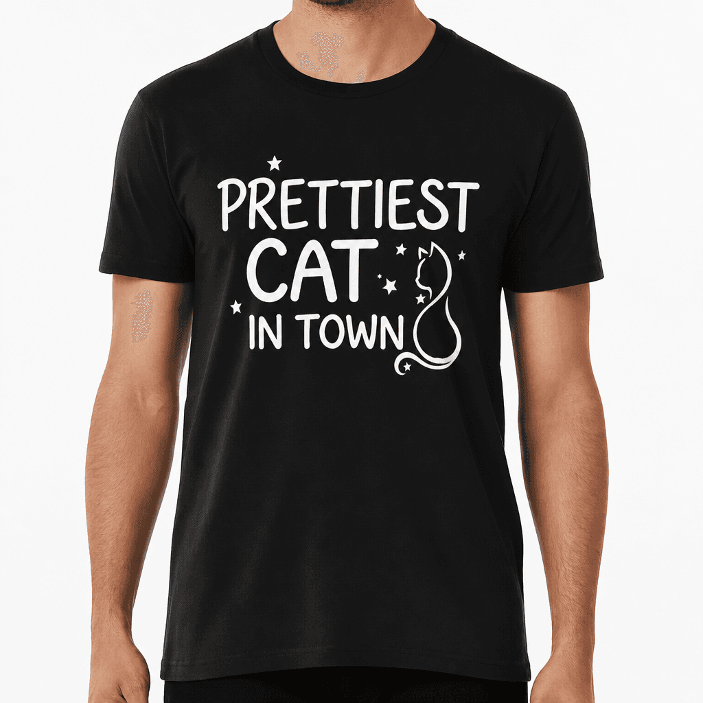 Prettiest Cat in Town - T-Shirt
