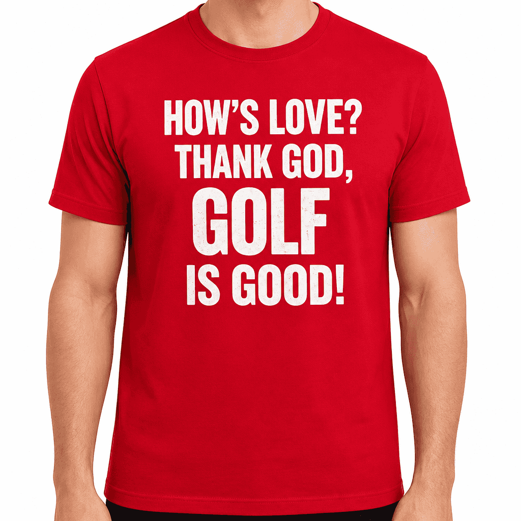 Thank God Golf Is Good - T-Shirt
