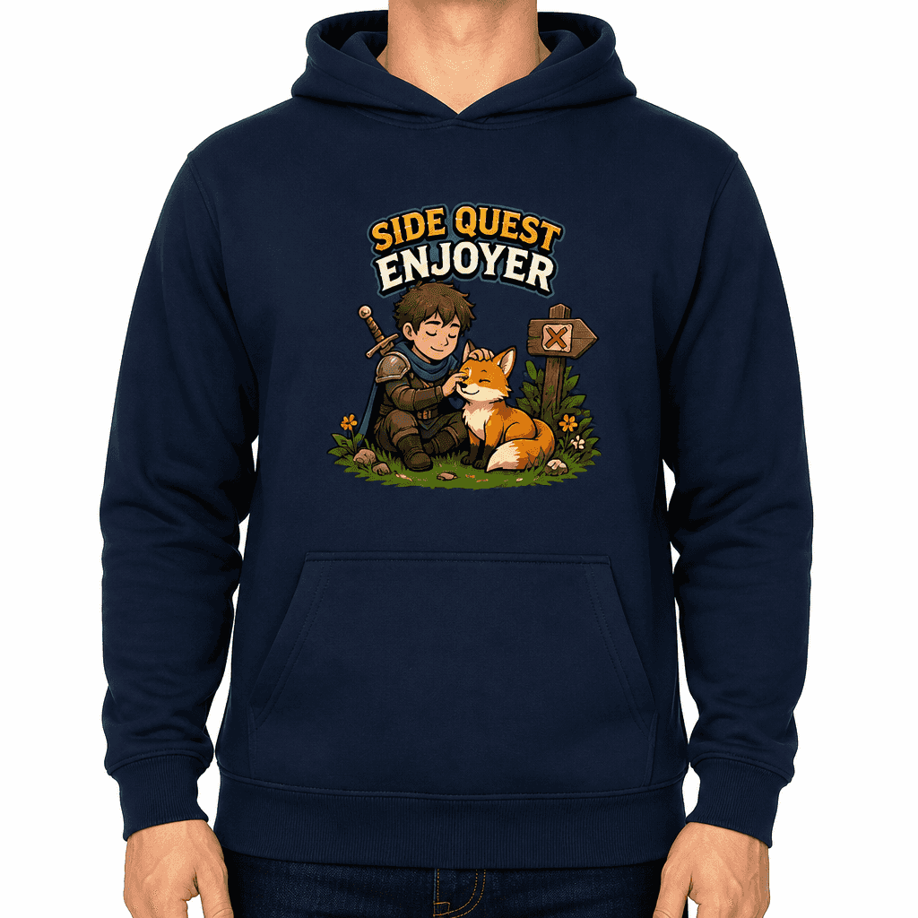 Funny Gamer Hoodie - Side Quest Enjoyer