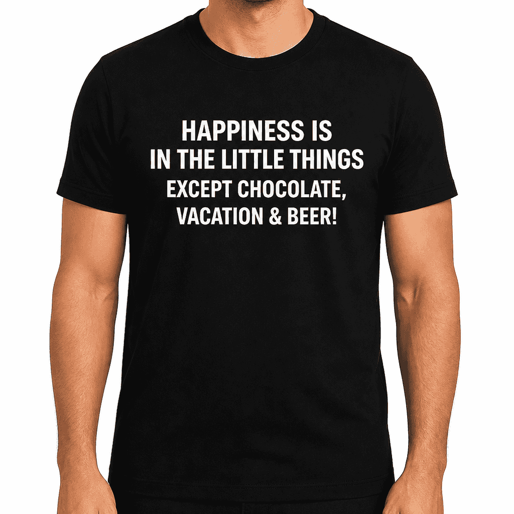 Happiness Little Things - T-Shirt