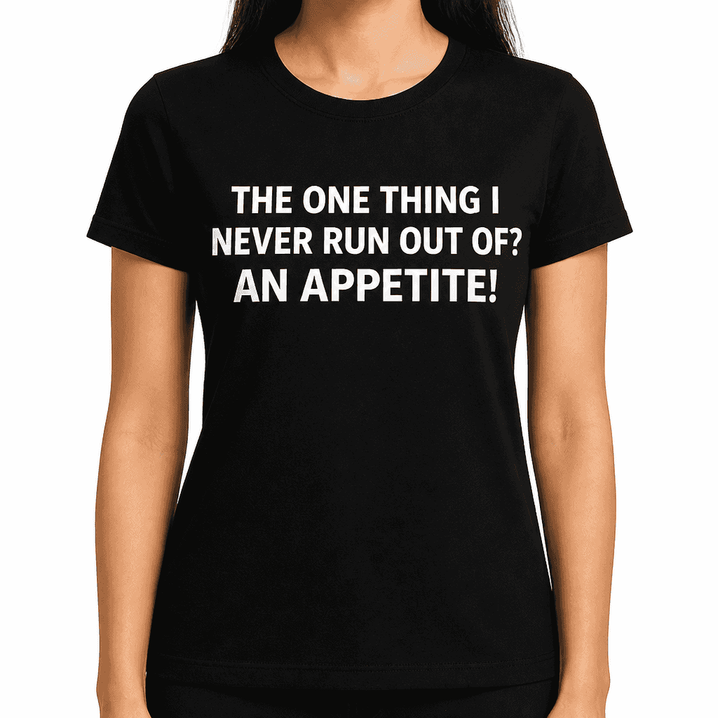 Never Run Out Appetite - T-Shirt