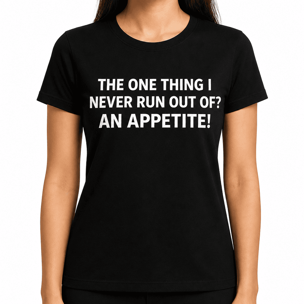 Never Run Out Appetite - T-Shirt