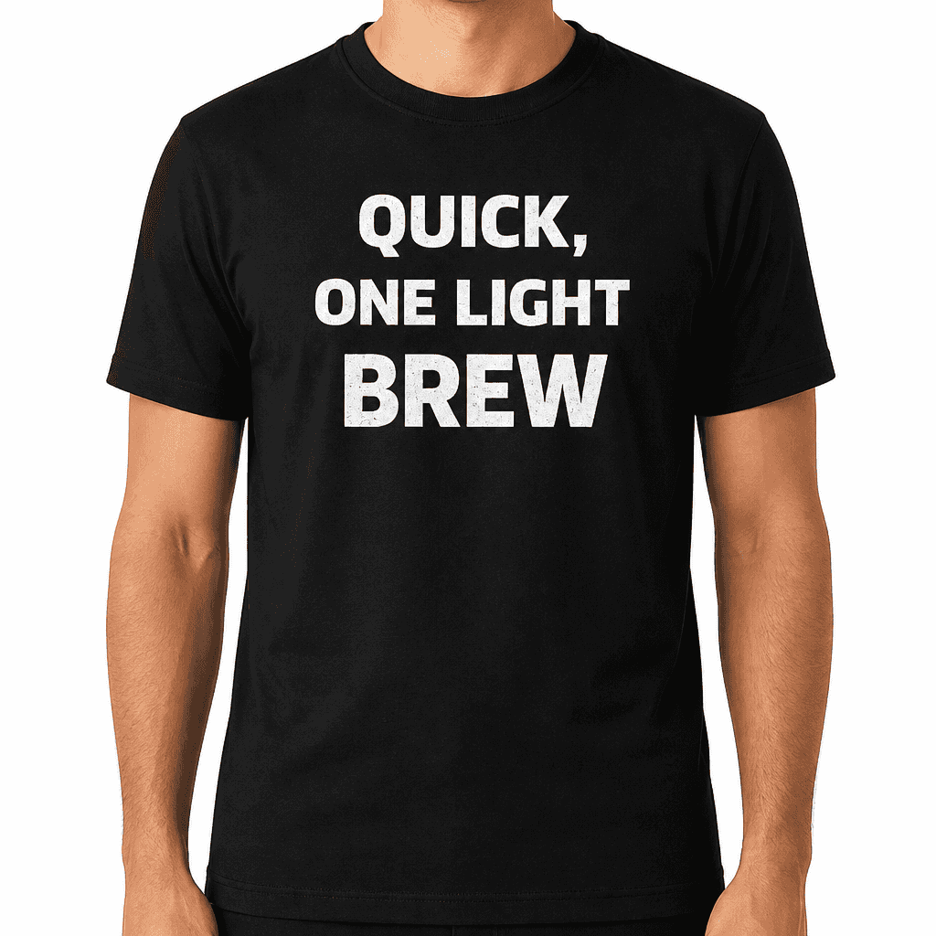 Quick One Light Beer - T-Shirt