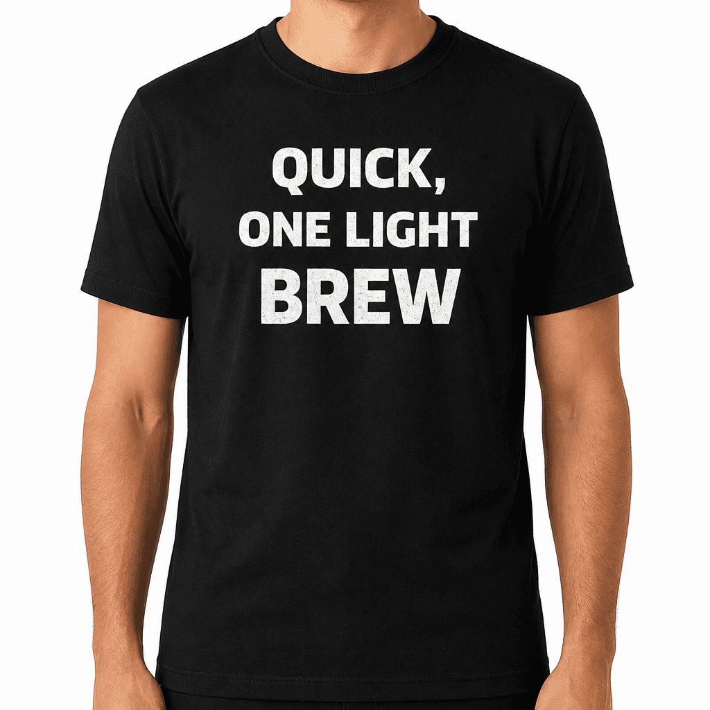 Quick One Light Beer - T-Shirt