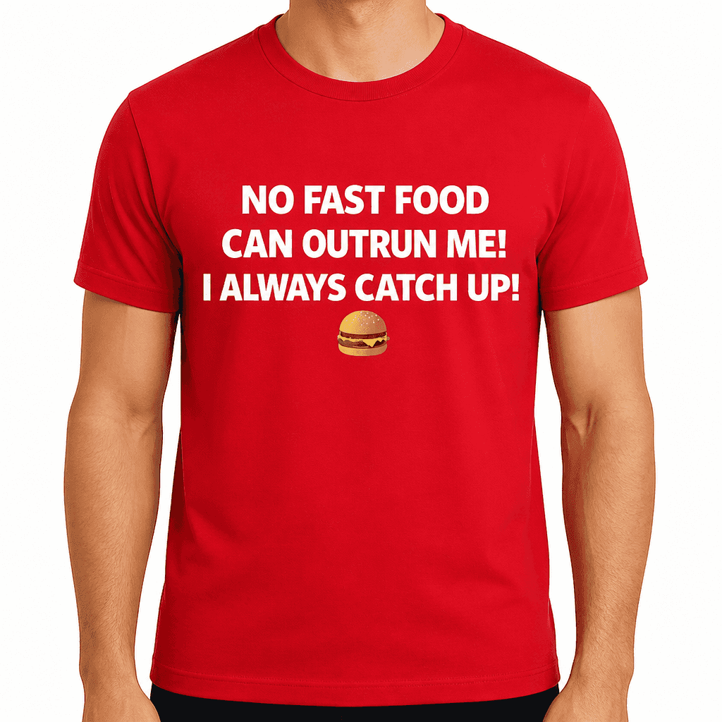No Fast Food Can Outrun Me - T-Shirt