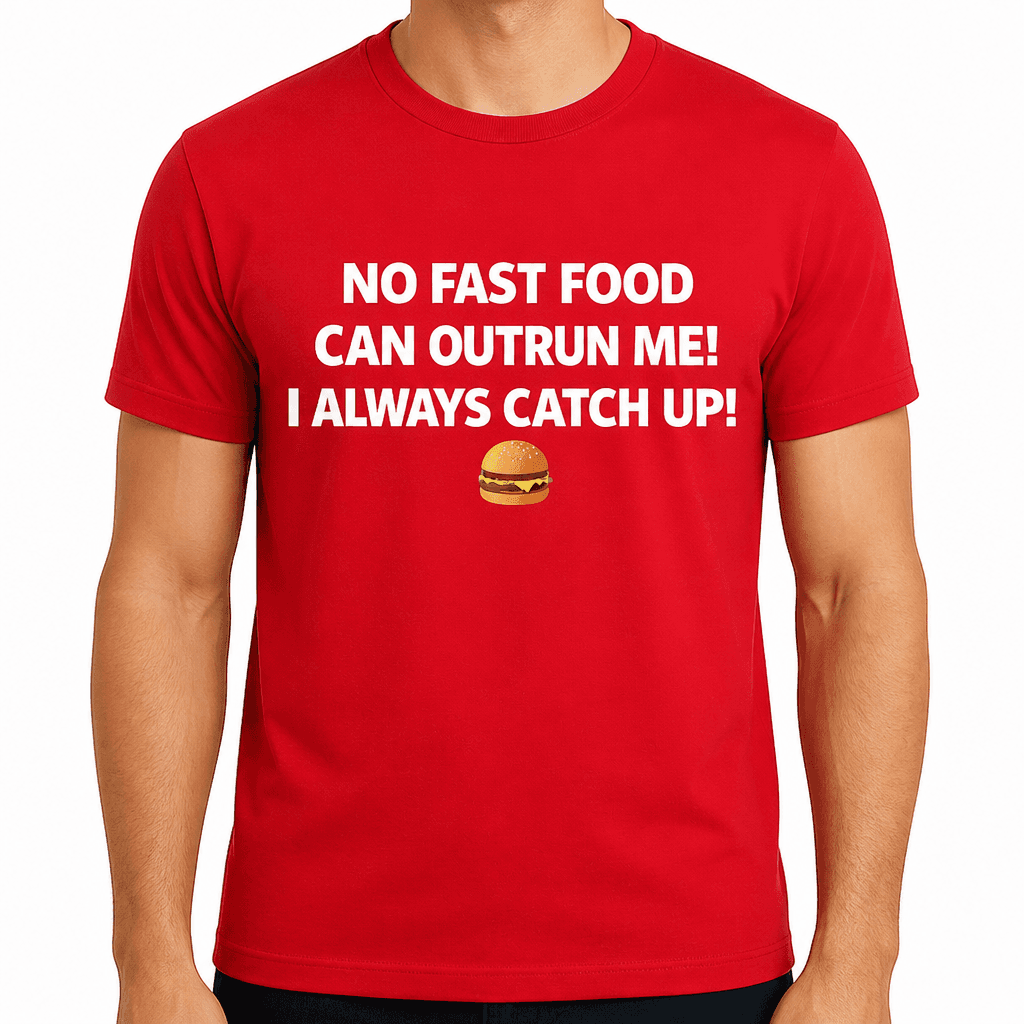 No Fast Food Can Outrun Me - T-Shirt