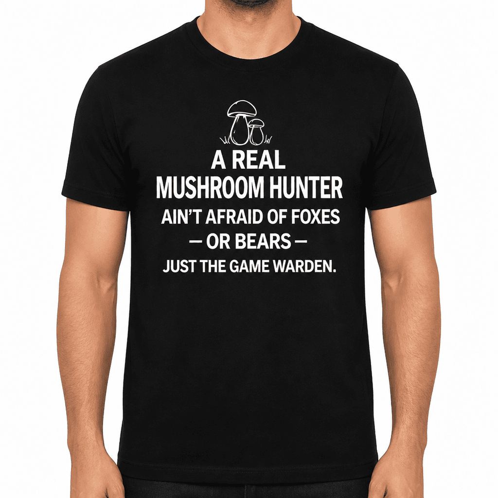 Mushroom Hunter Ain’t Afraid - T-Shirt