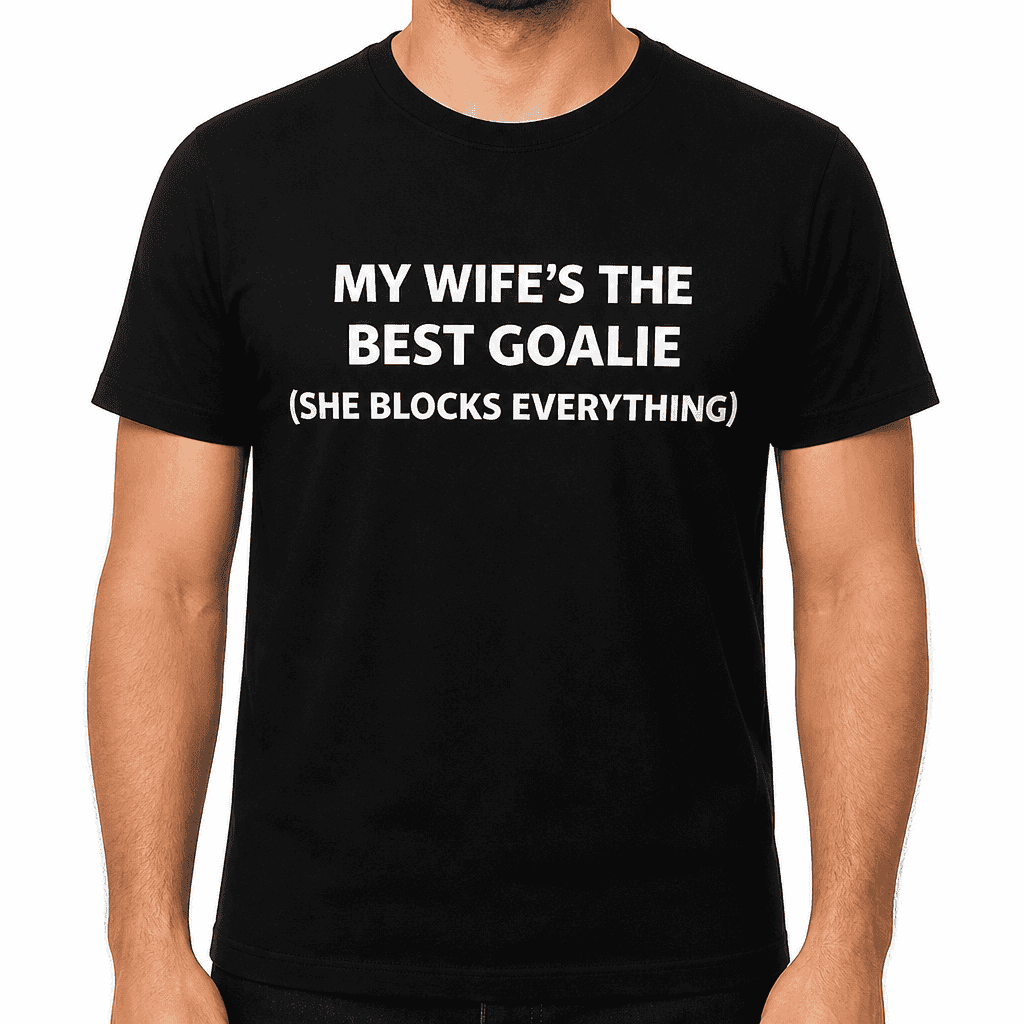 Best Goalie Blocks Everything - T-Shirt