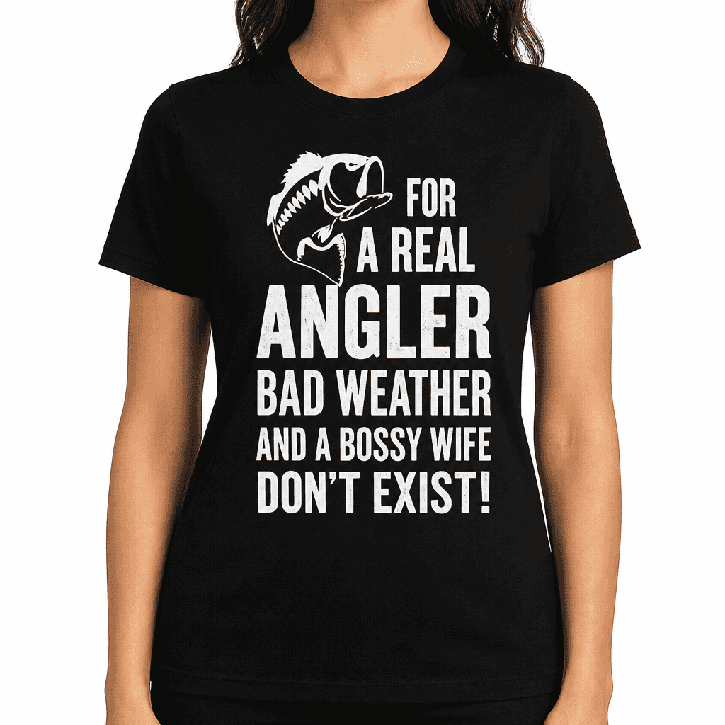 Real Angler Bad Weather - T-Shirt