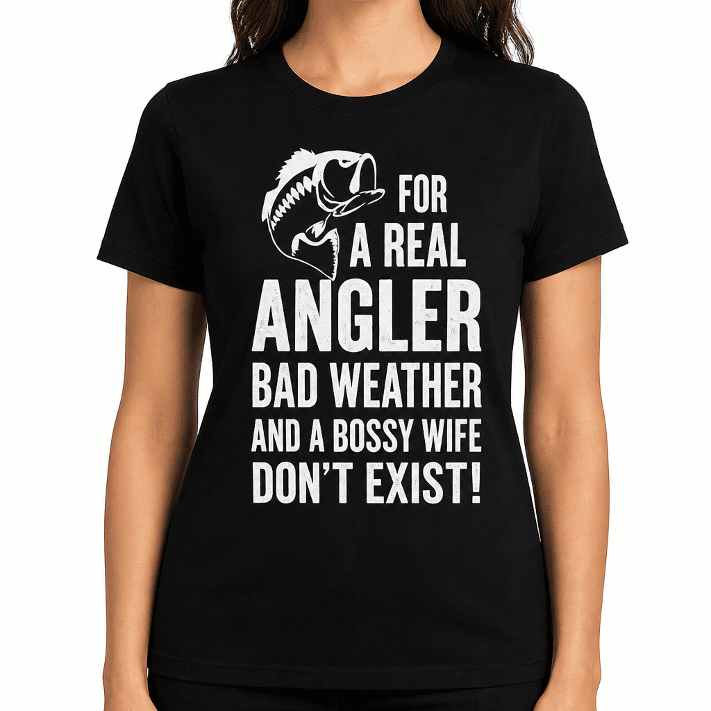 Real Angler Bad Weather - T-Shirt
