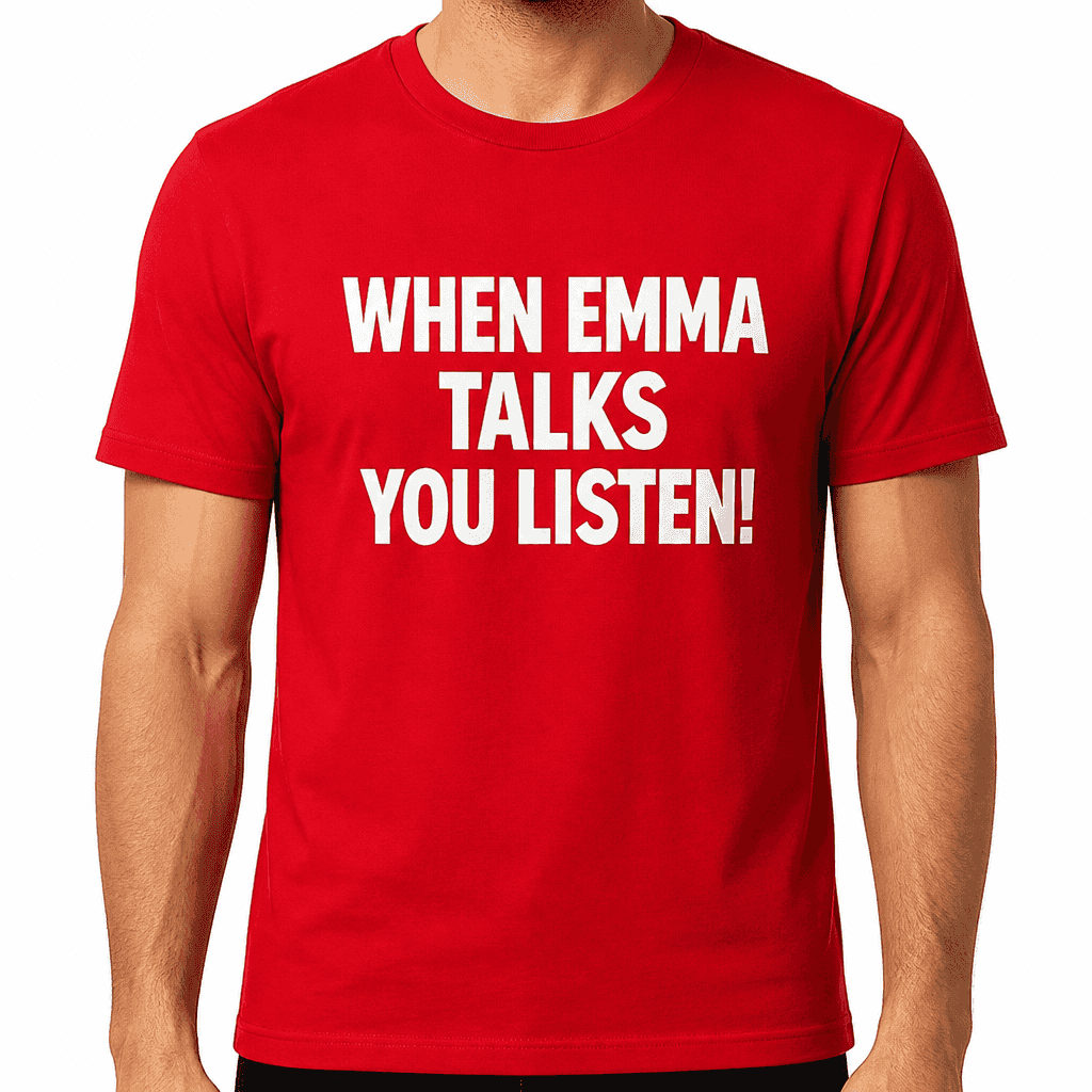 When Emma Talks You Listen - T-Shirt
