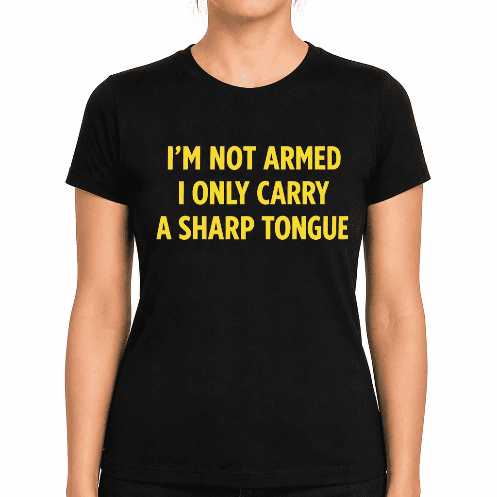 Only Carry Sharp Tongue - T-Shirt