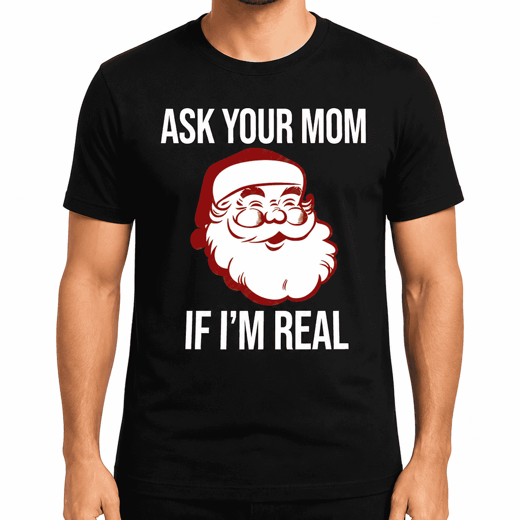 ASK YOUR MOM IF I'M REAL - T-Shirt