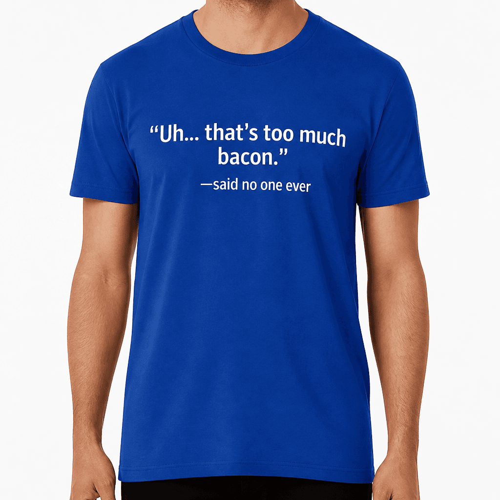 Too Much Bacon - T-Shirt
