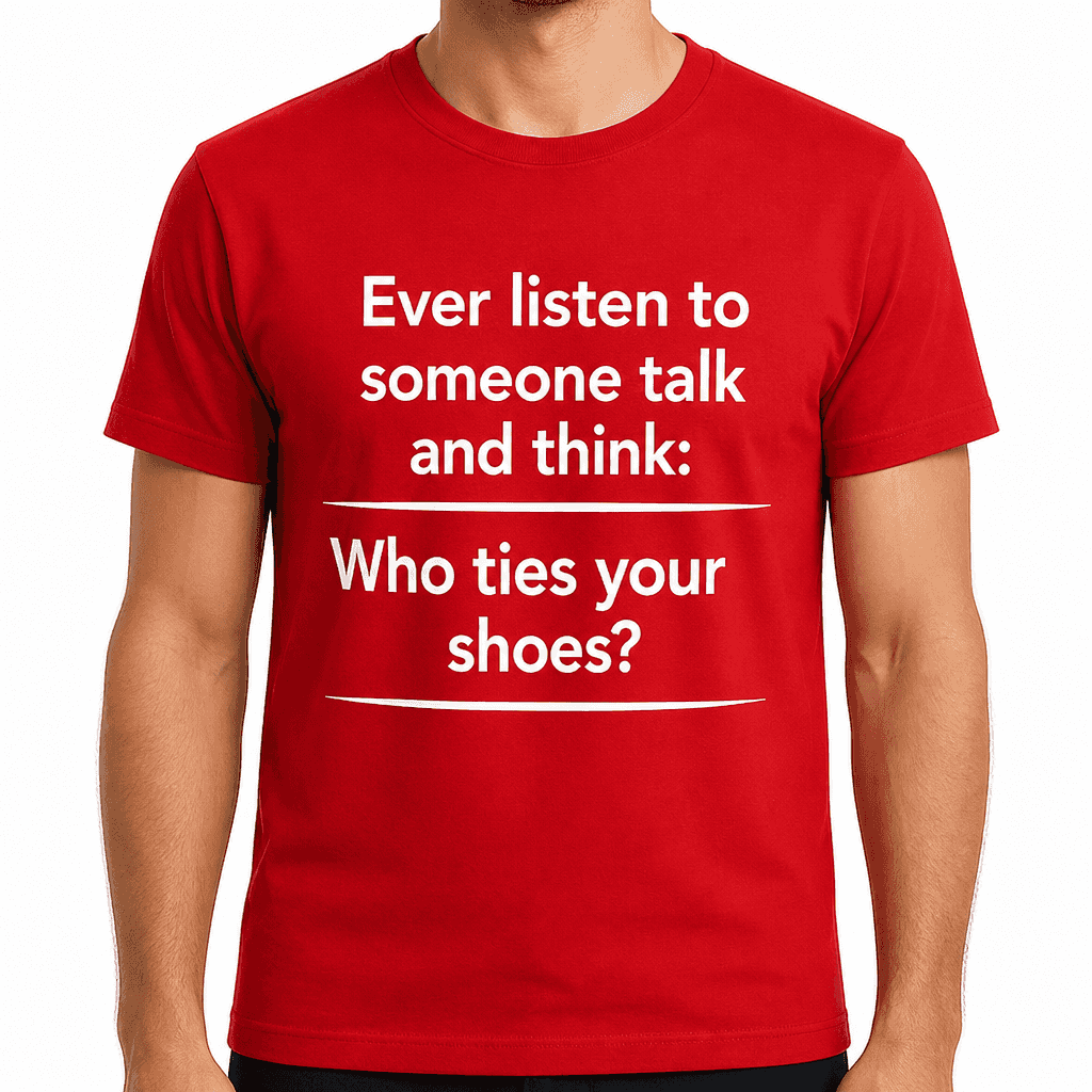 Who Ties Your Shoes - T-Shirt
