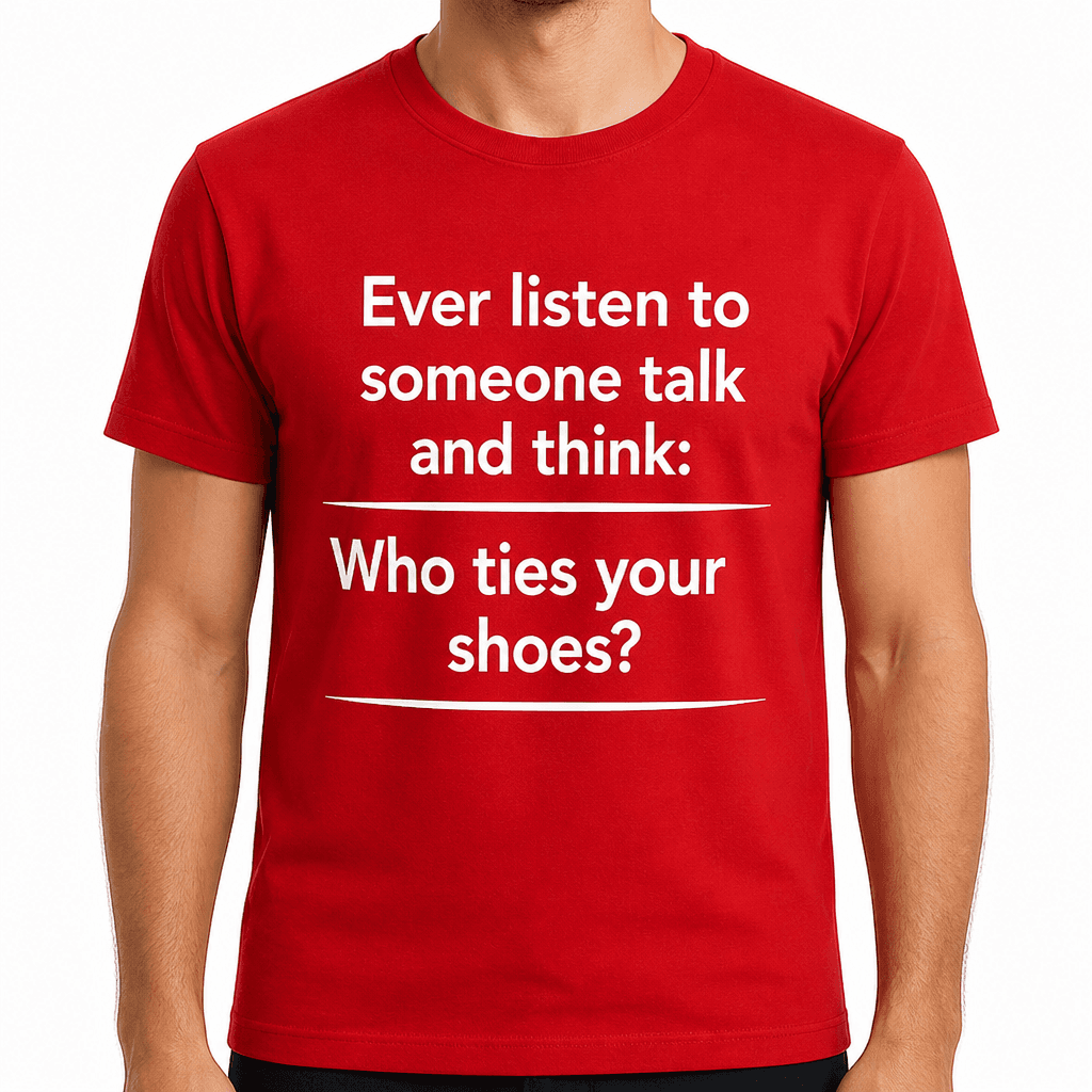 Who Ties Your Shoes - T-Shirt