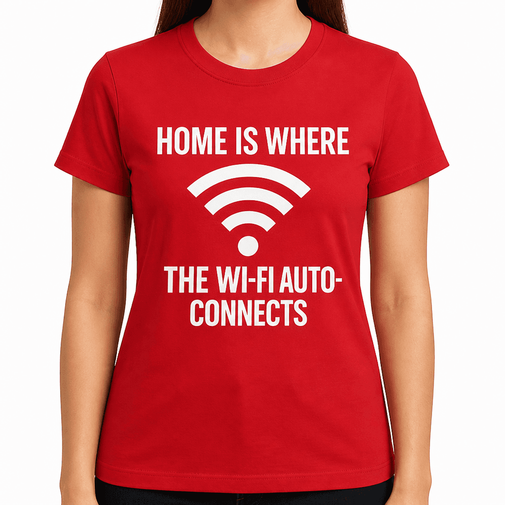 Home Is Where Wi‑Fi - T-Shirt