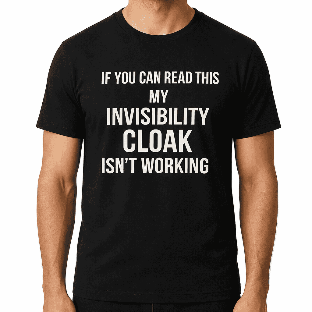Invisibility Cloak Isn’t Working - T-Shirt