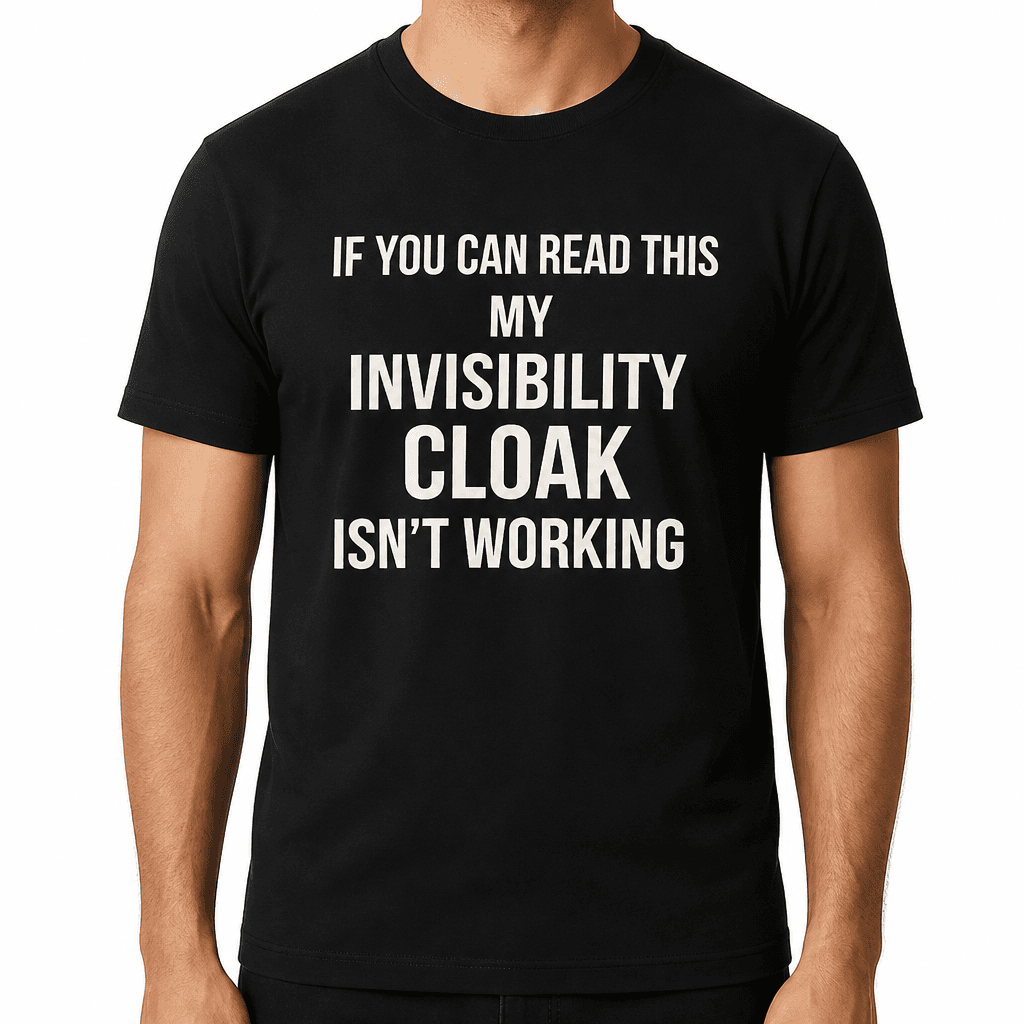 Invisibility Cloak Isn’t Working - T-Shirt
