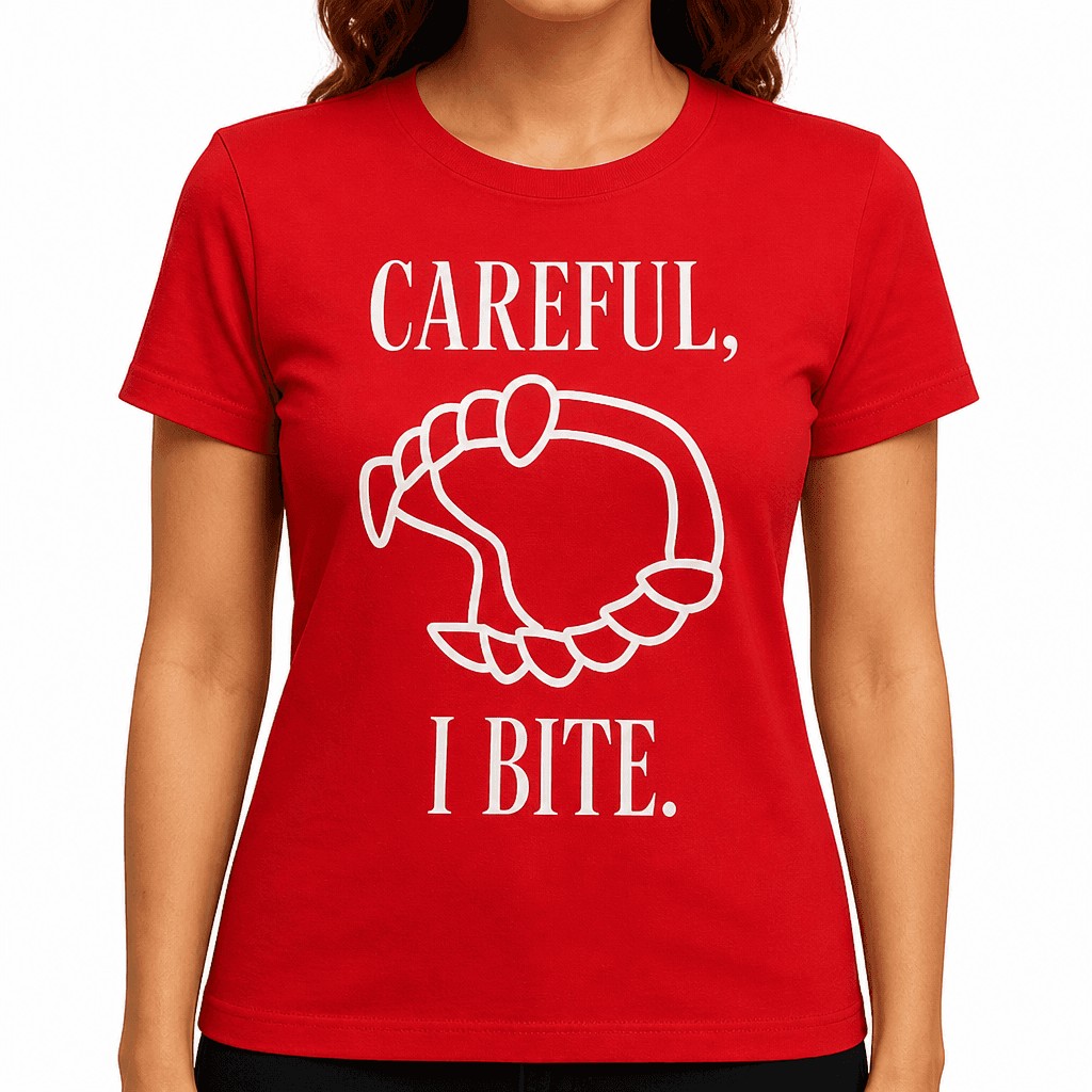 CAREFUL, I BITE. - T-Shirt