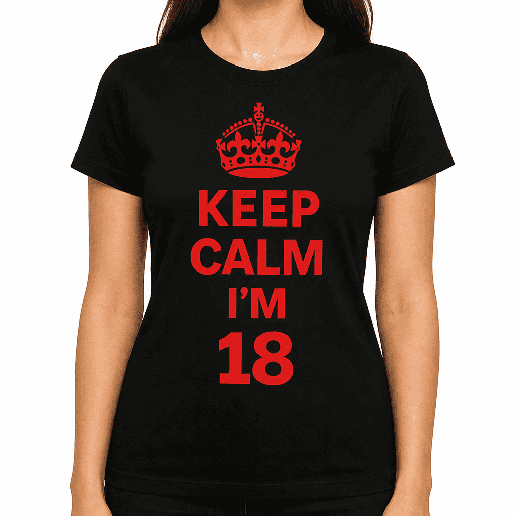 KEEP CALM I'M 18 - T-Shirt
