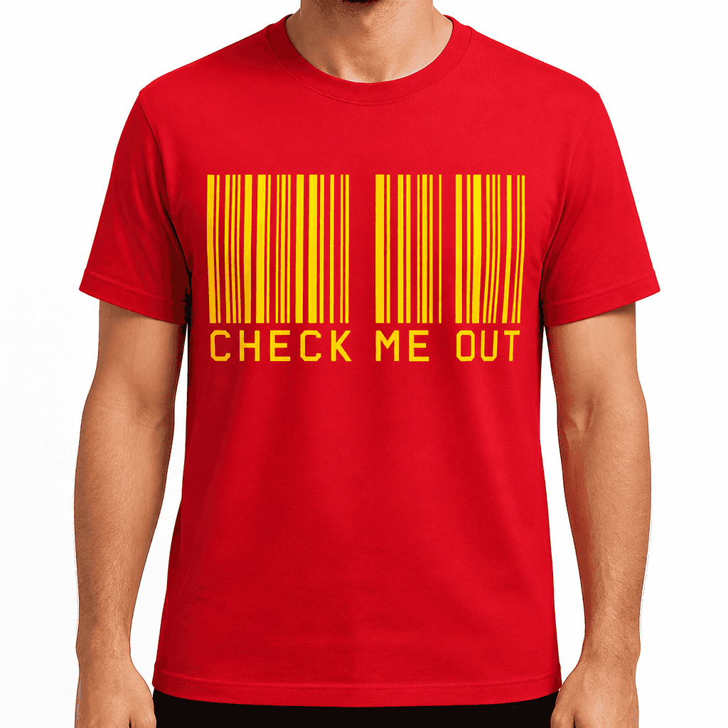 CHECK ME OUT Barcode - T-Shirt