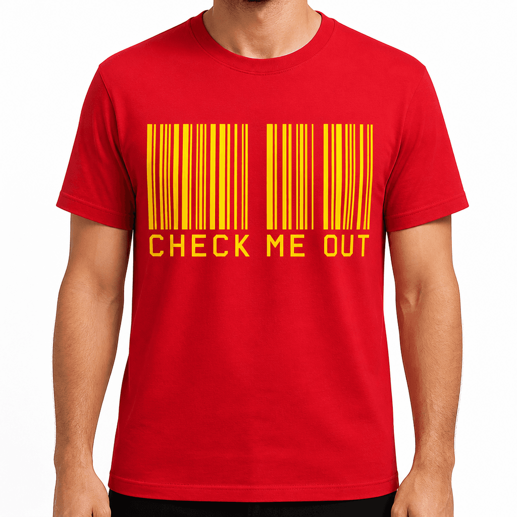 CHECK ME OUT Barcode - T-Shirt