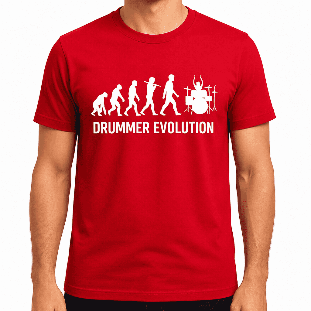 Drummer Evolution - T-Shirt