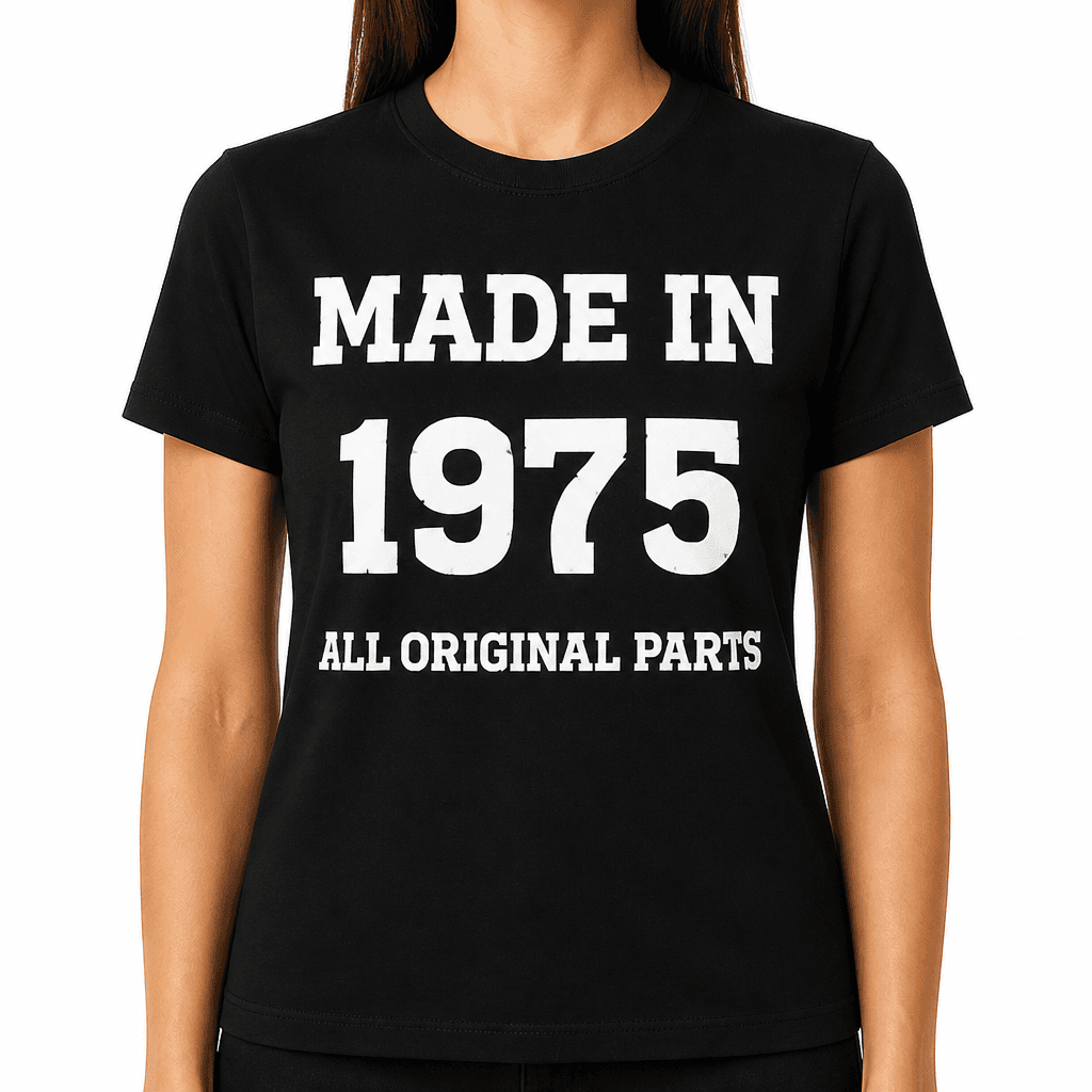 MADE IN 1975 ALL ORIGINAL PARTS - T-Shirt