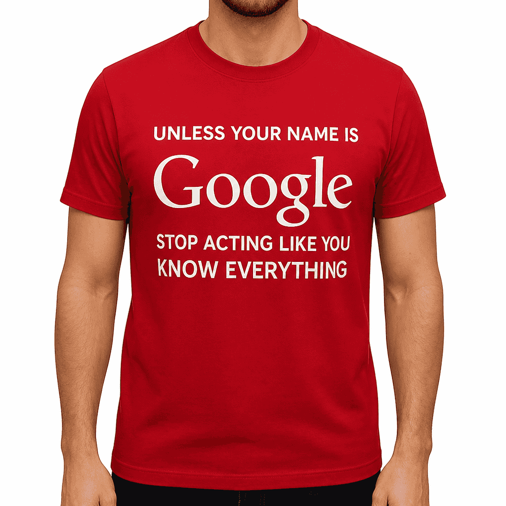 Unless Your Name Is Google - T-Shirt