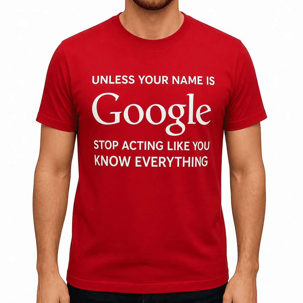 Unless Your Name Is Google - T-Shirt