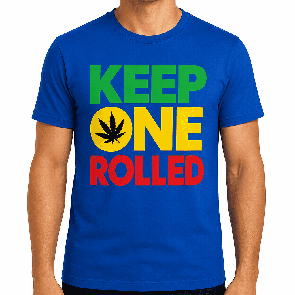 KEEP ONE ROLLED Rasta Style - T-Shirt