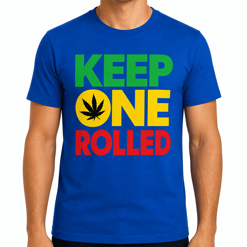 KEEP ONE ROLLED Rasta Style - T-Shirt