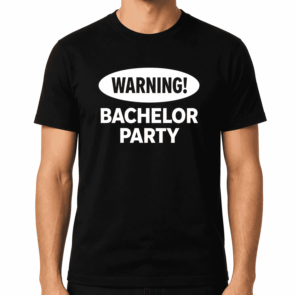 WARNING Bachelor Party - T-Shirt