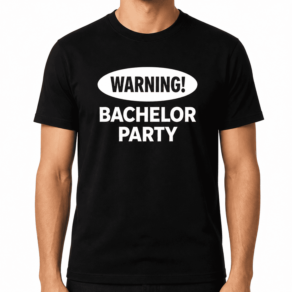 WARNING Bachelor Party - T-Shirt