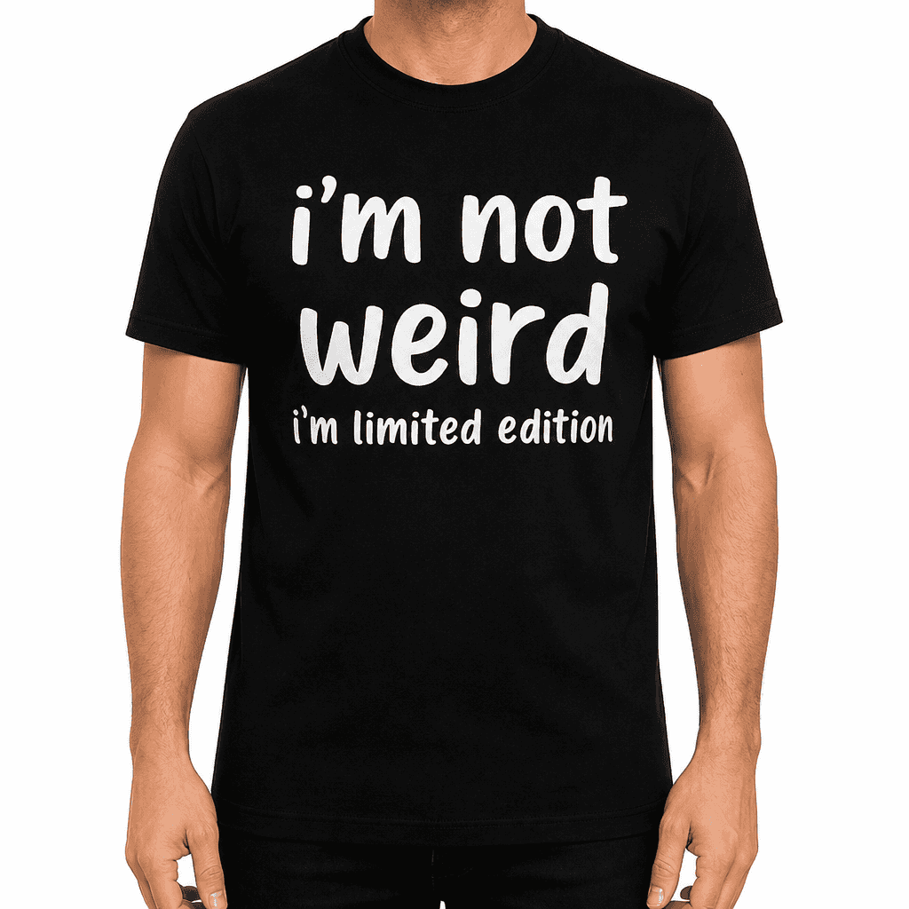 i'm not weird i'm limited edition - T-Shirt