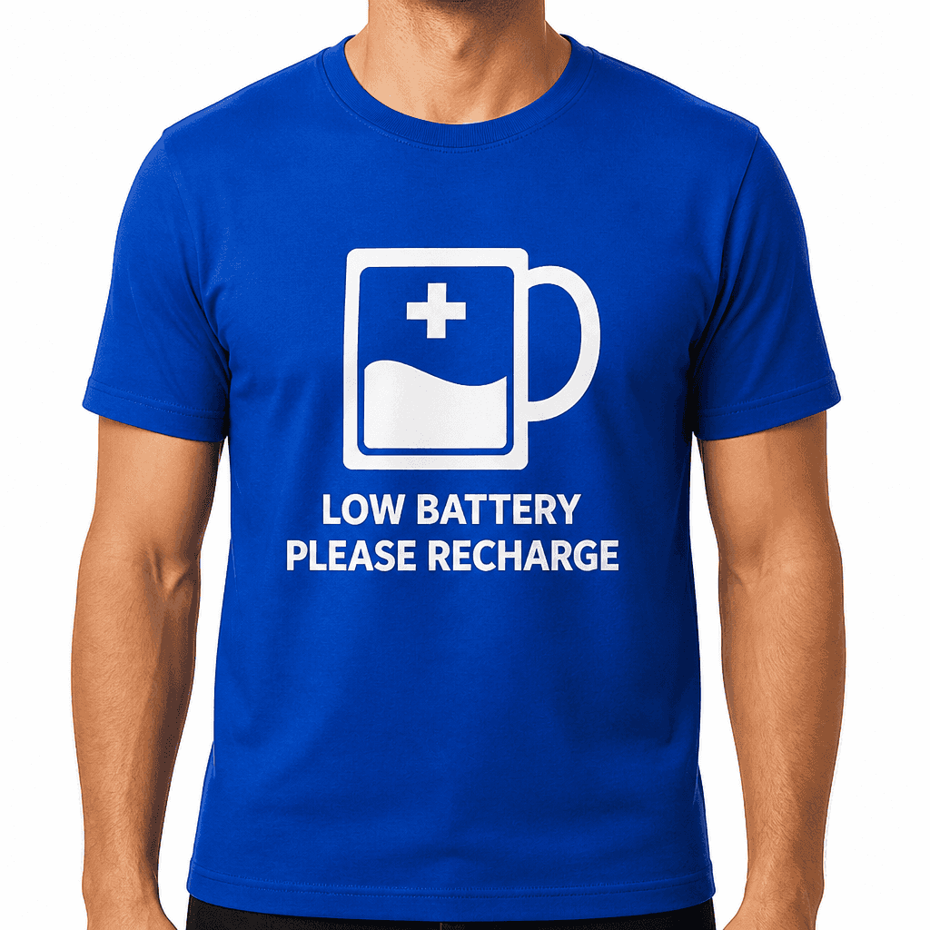 LOW BATTERY PLEASE - T-Shirt