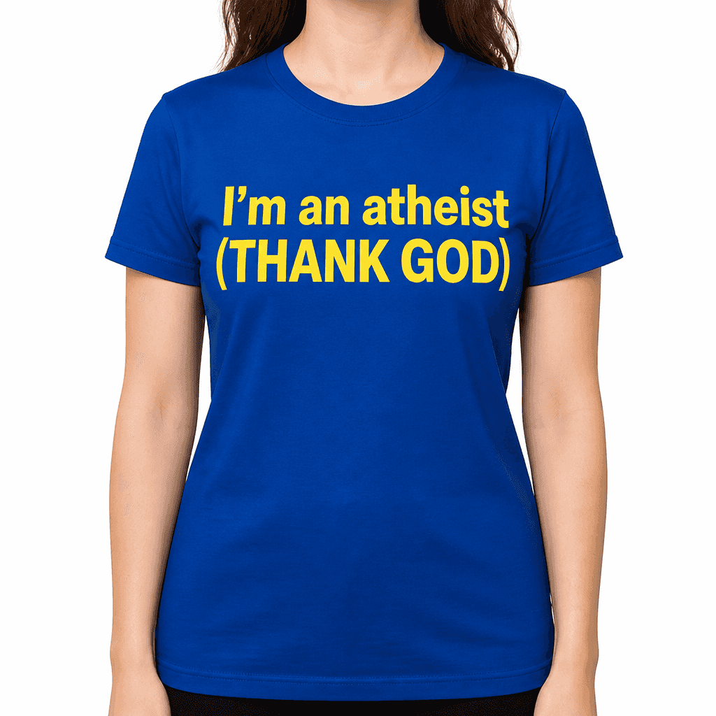 I'm an atheist (THANK GOD) - T-Shirt