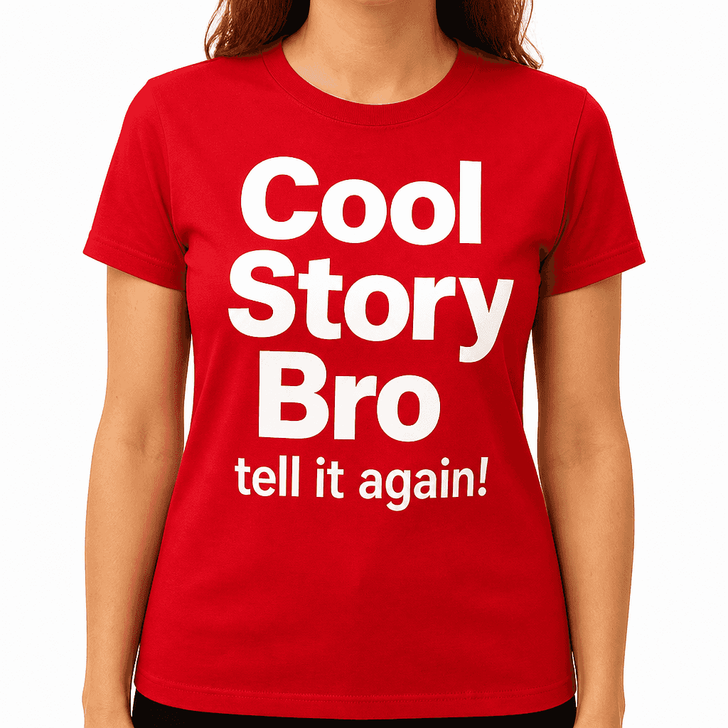 Cool Story Bro tell it again - T-Shirt