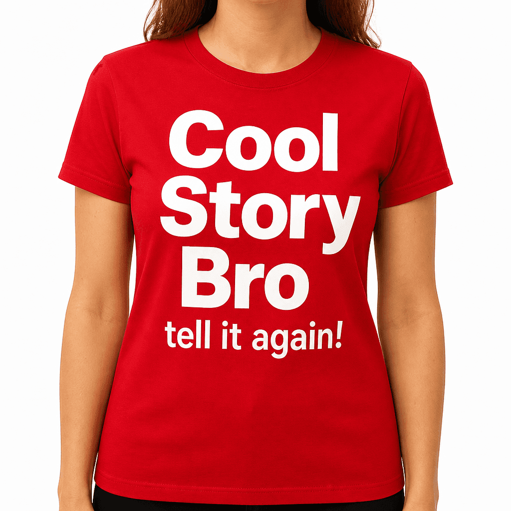 Cool Story Bro tell it again - T-Shirt