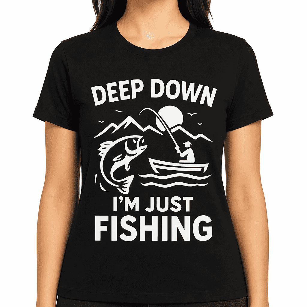 Deep Down I’m Just Fishing T-Shirt