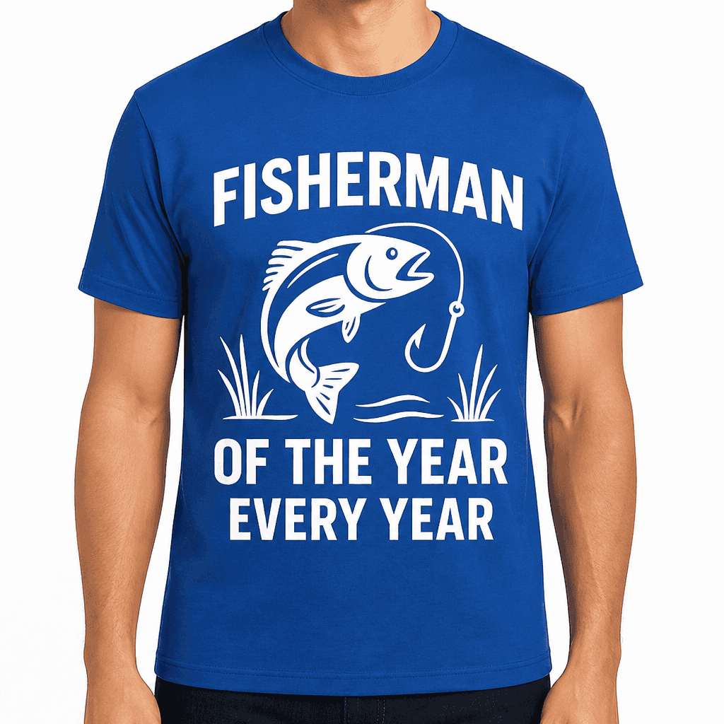 Fisherman of the Year Every Year T-Shirt