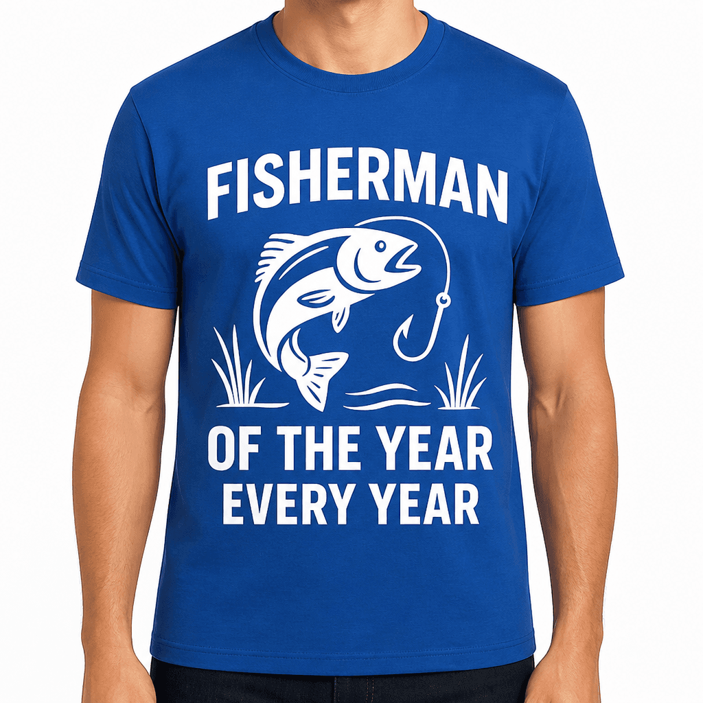 Fisherman of the Year Every Year T-Shirt