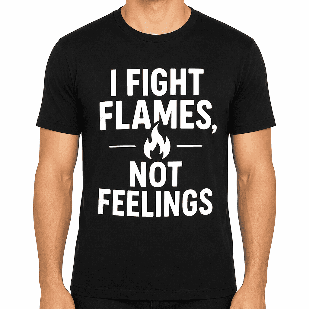 I Fight Flames, Not Feelings T-Shirt