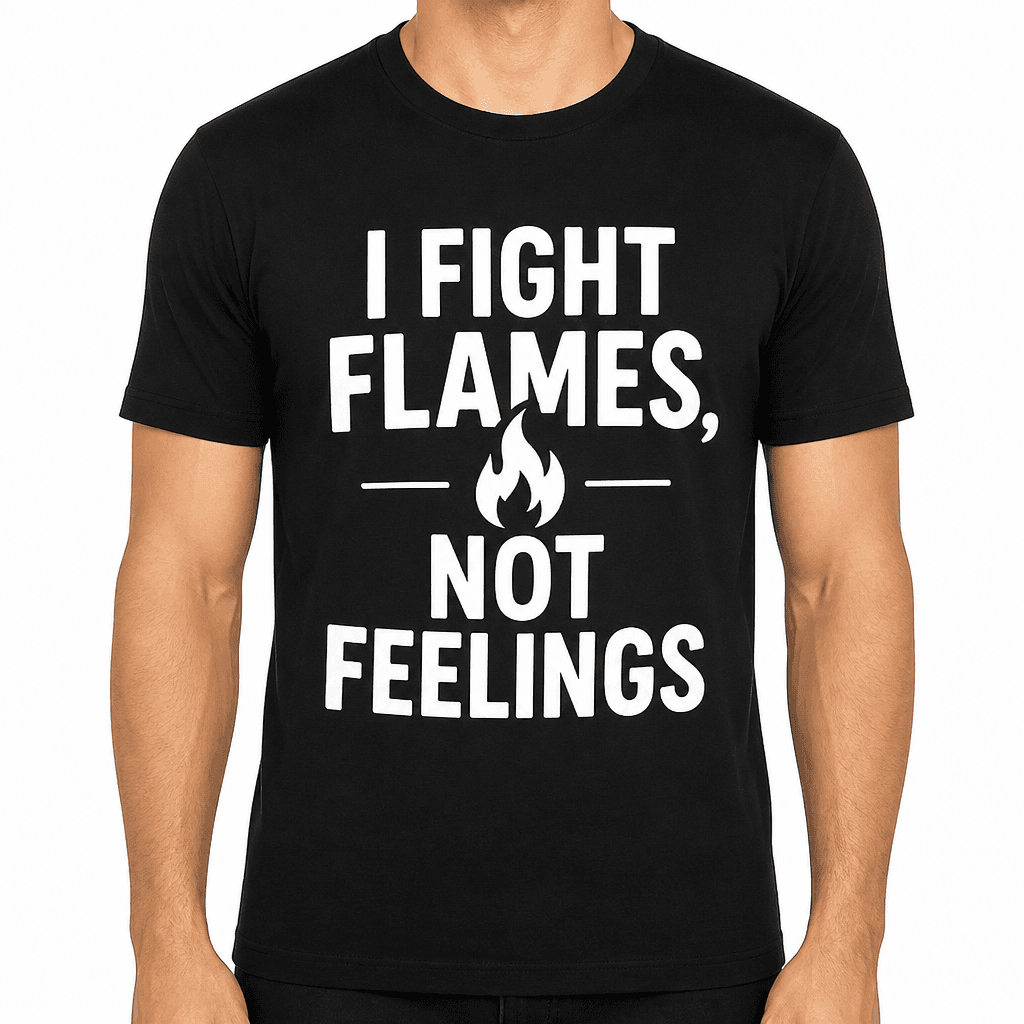 I Fight Flames, Not Feelings T-Shirt