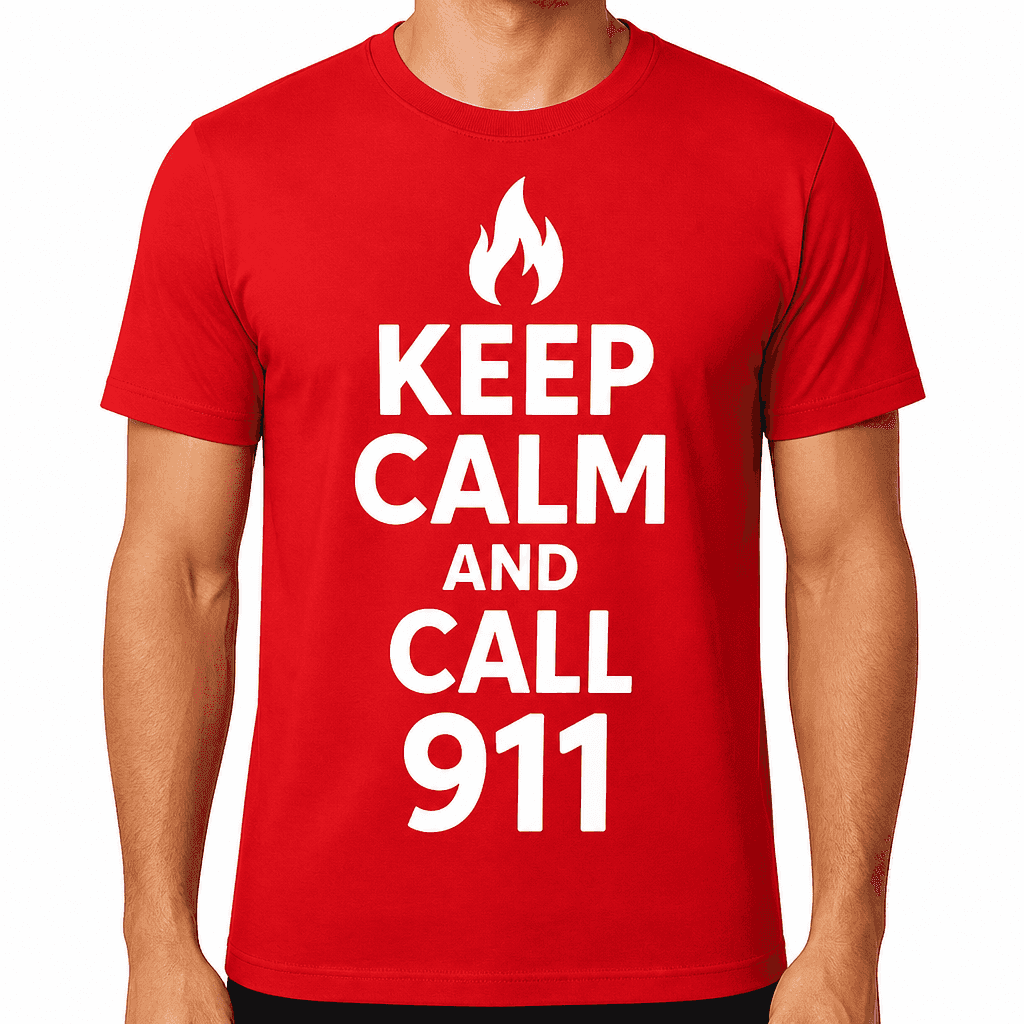 Keep Calm and Call 911 T-Shirt