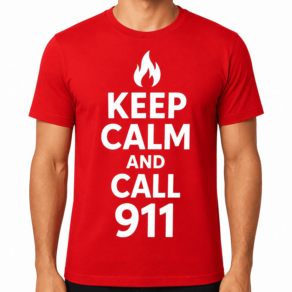 Keep Calm and Call 911 T-Shirt