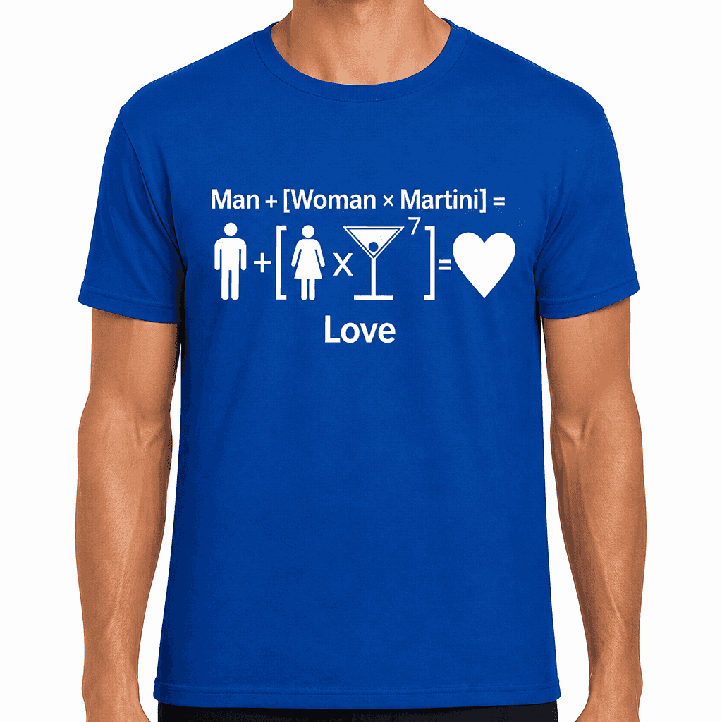 Martini = Love - T-Shirt